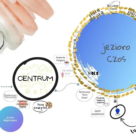 Dwupoziomowy Indygo 85m2 Z Widokiem Na Jezioro